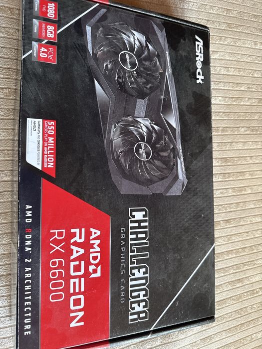 RX 6600 ASRock Challenger 8GB GDDR6 – Отлично състояние