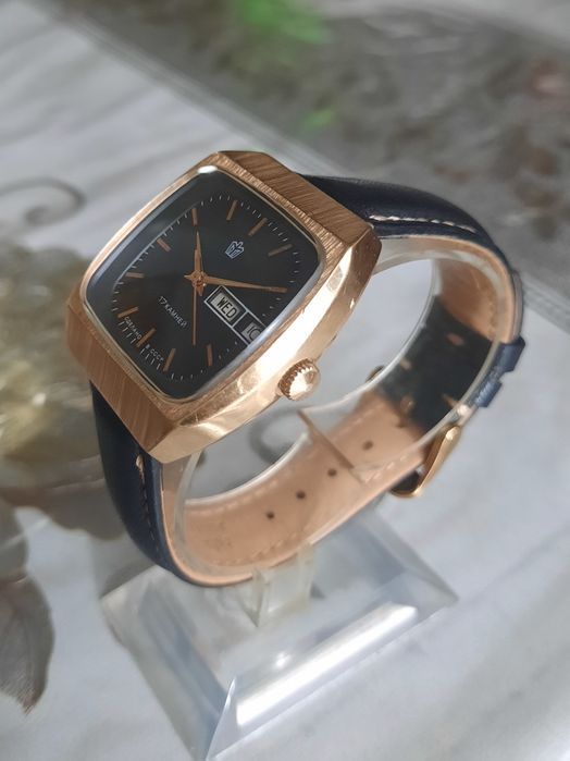 Позолоченные часы Полёт-Ау5