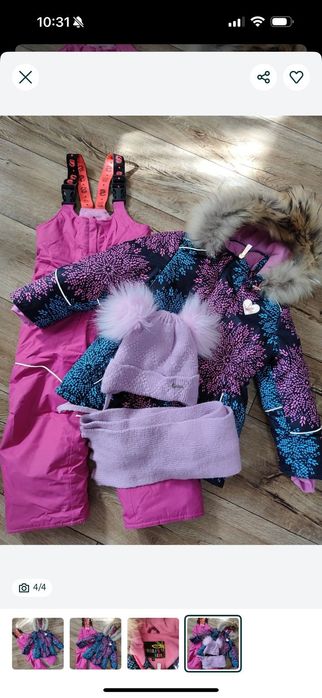 Зимний комплект на девочку