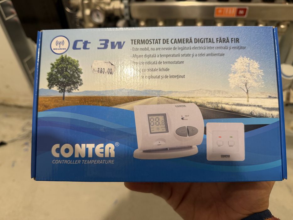 Termostat centrala wireless / Conter Ct 3w