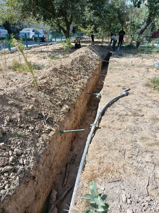 Траншея казибериш ручной подкоп