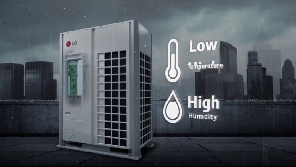 LG тепловой насос чиллеры и фанкойли