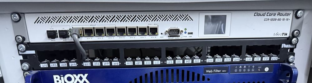 Router Mikrotik CCR-1008-8G-1S-1S+