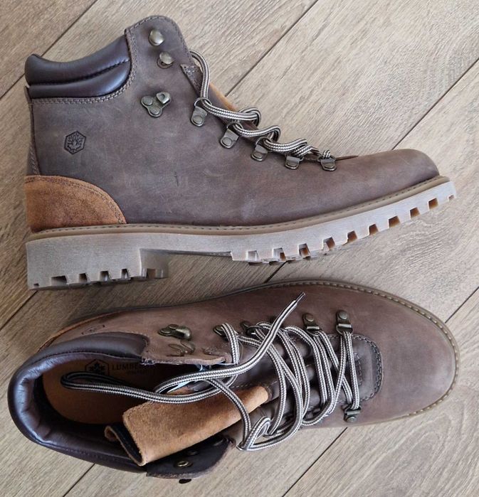 НОВИ Кожени Боти Lumberjack, размер 44 – Естествена Кожа, Необувани