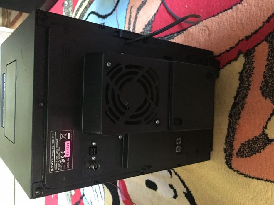 Combina, sistem Sony hcd-gt111 și boxe ss-gt111m