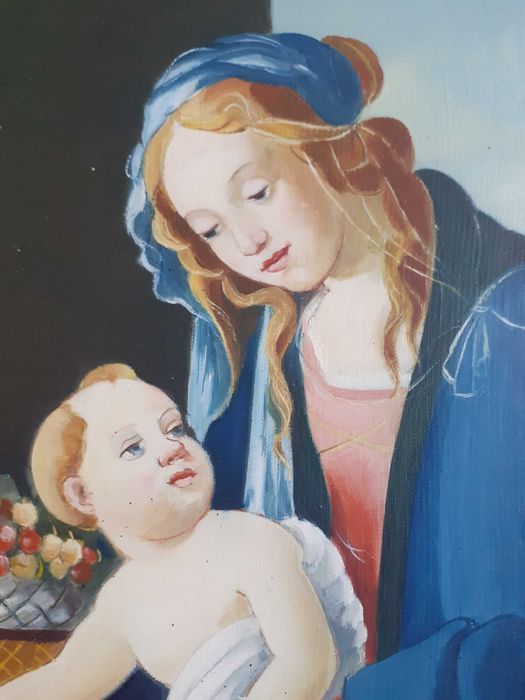 tablou pictura reproducere Botticelli 33/45 cm