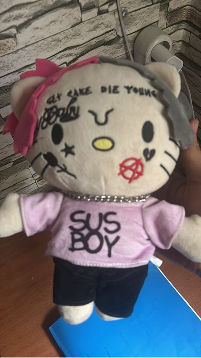 lil peep hello kitty мягкая игрушка