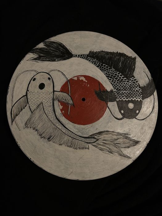 Картина върху музикална плоча