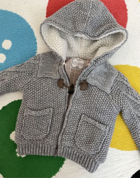 Zara топла бебешка жилетка