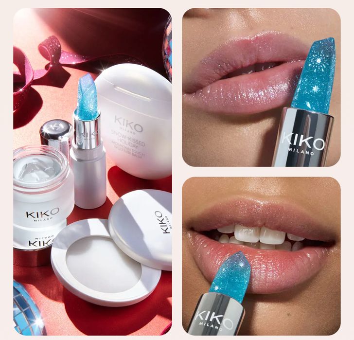 Kiko Milano Snow Kissed балсам за устни с хидратиращ ефект и блясък