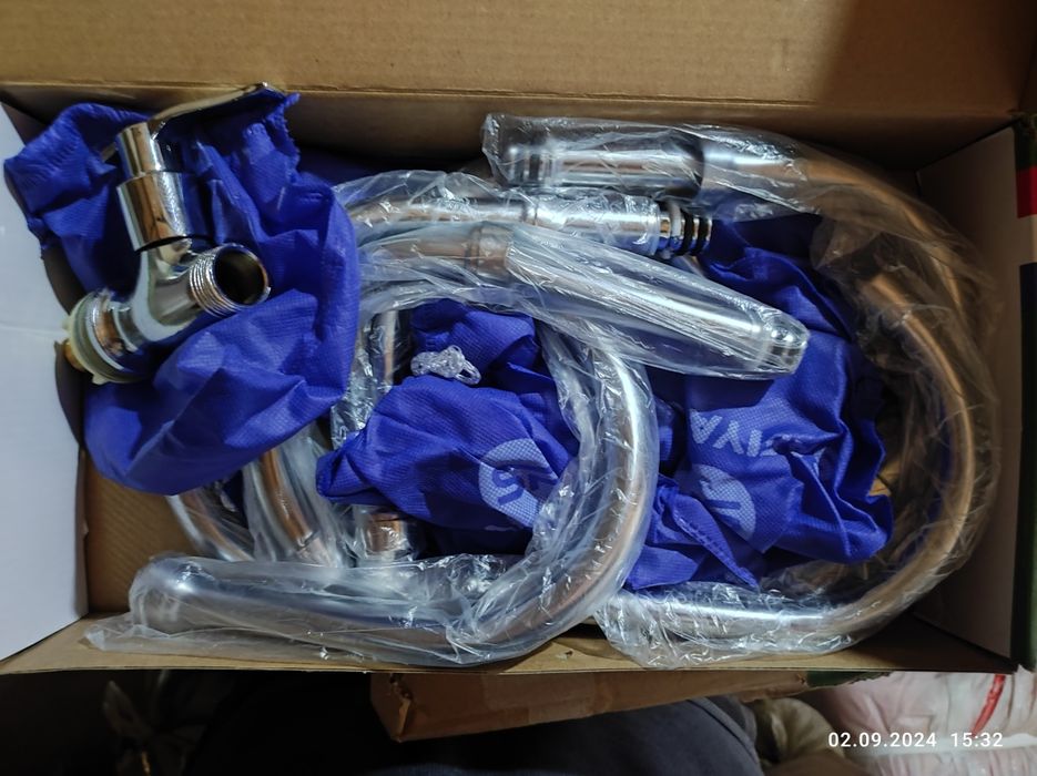 Гофра, смеситель