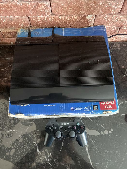PlayStation 3 Super Slim 500gb +телевизор