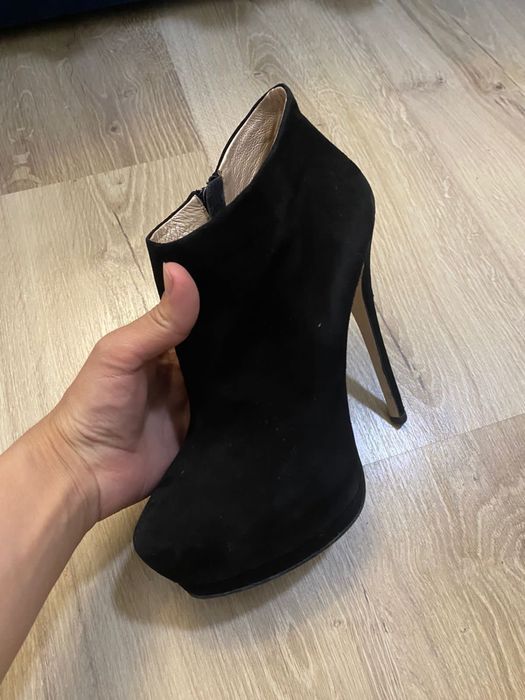 Осенние ботильоны на каблуке