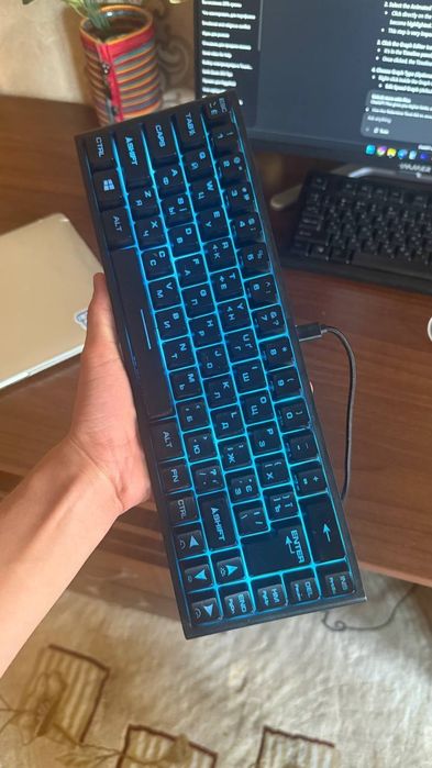 Клавиатура игровая 2e gaming kg350 black