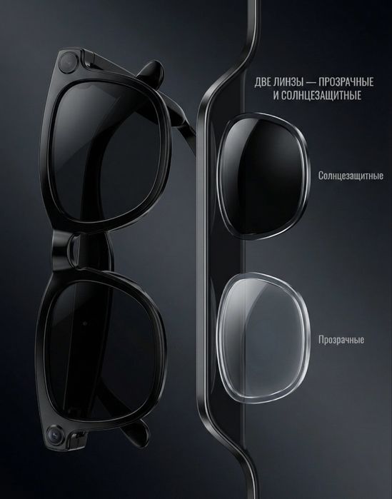 Смарт Очки с Камерой Бир кун ишлатилган