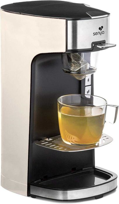 Електрически чайник Senya Tea Time Machine, съвместим с чай или пакетче, с подвижен инфузер