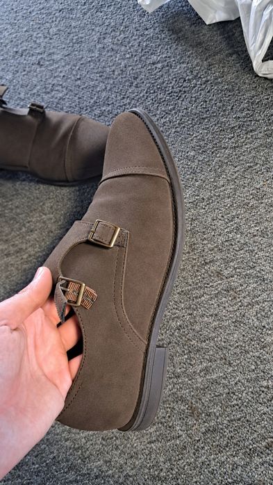 Pantofi Pier One Double Monk mărimea 41 – maro