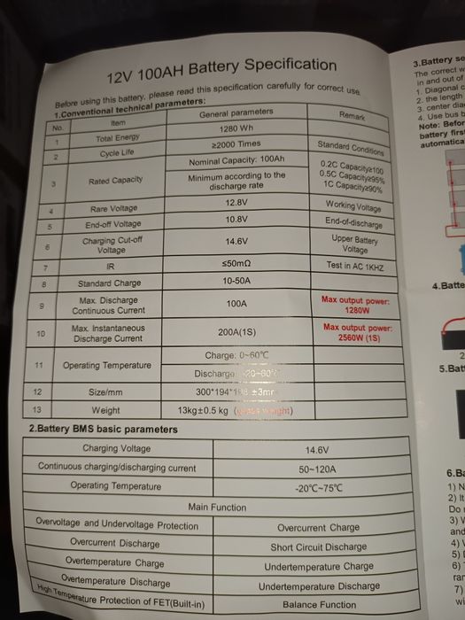 Акумулатор LiFePo4 12,8V 100Ah