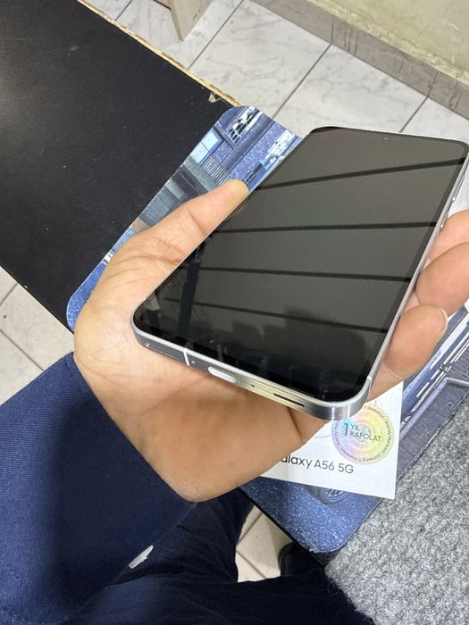 Samsung A56 5G 8/256 kop ishlatilmagan alo holati karopka dakumint bor