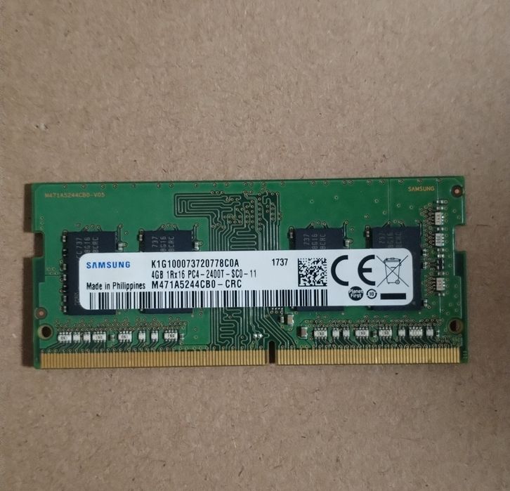 Оперативная память DDR4, 4ГБ