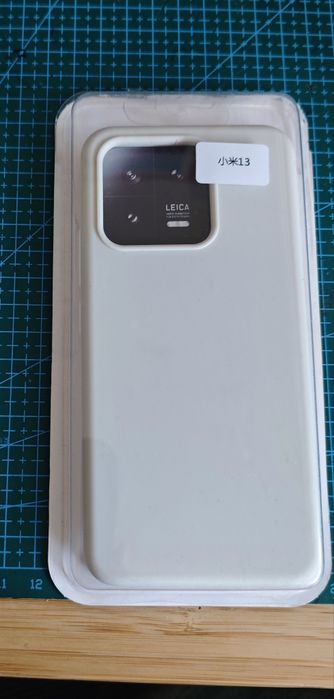 Силиконов калъф за Xiaomi 13 бял-нов