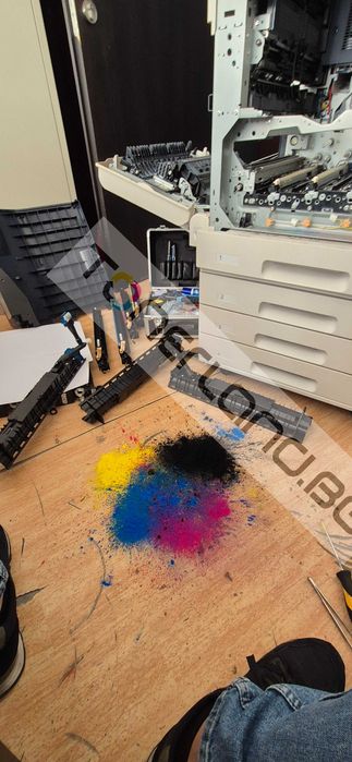 Ремонт на принтери и копирни машини | Взимане от адрес + оборотна машина