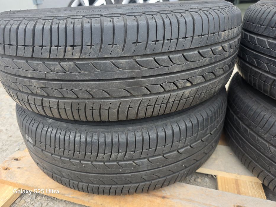Лети джанти 14ки 4х100 Seat + летни гуми 175/65/14 Bridgestone