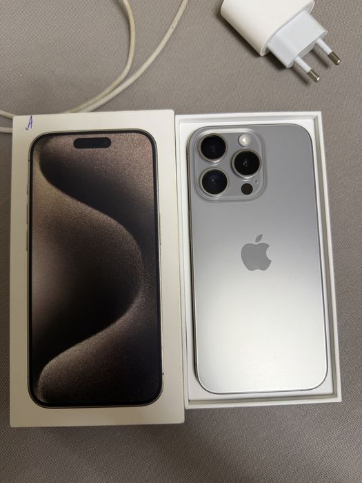 Продам Iphone 15 pro | 256 гб | Natural Titanium | 80%