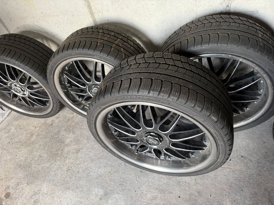 Jante 22” Keskin KT4 Black BMW X6 + anvelope iarnă + vară