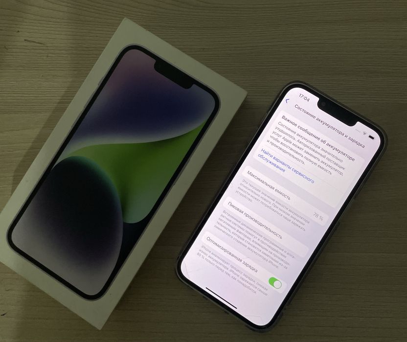 Айфон 14 256гб/78%