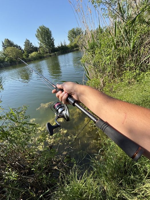 Спининг сет Golden Catch Inquisitor INS-762MH + Shimano Nasci 3000