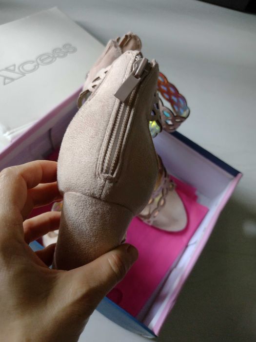 Дамски сандали велур