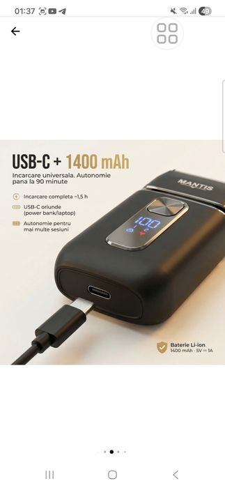 Aparat de ras mantis