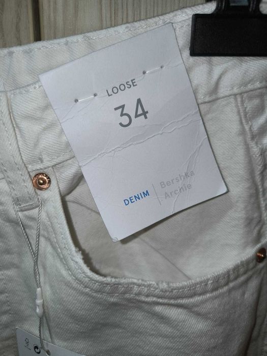 Pantaloni denim, Bershka, mărimea 34