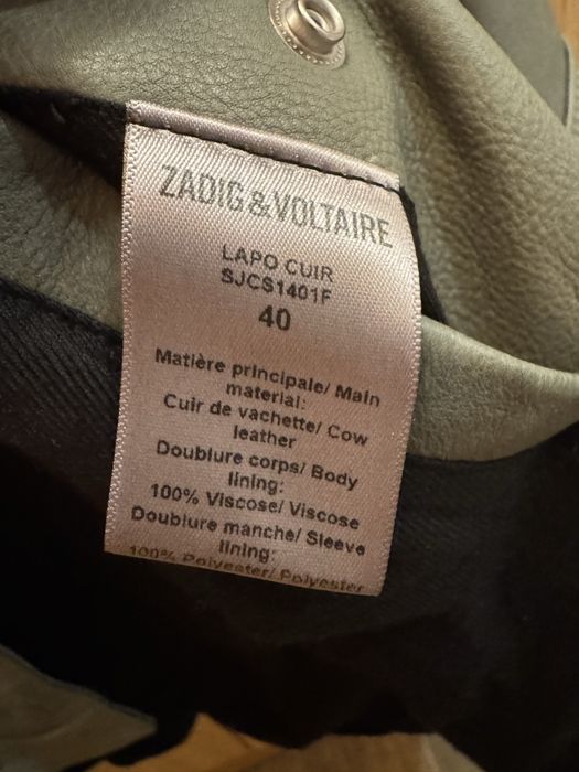 Кожено яке  Zadig& Voltaire