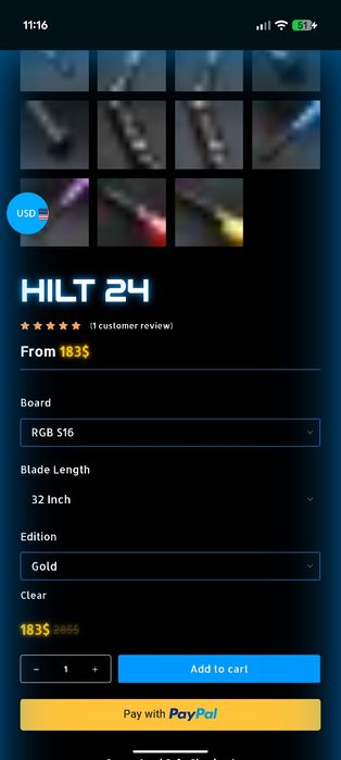 Star Wars Lightsaber (sabie laser)