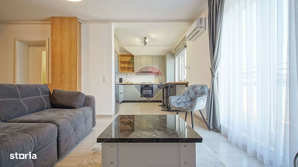 Apartament 2 camere de vânzare | Mobilat, utilat | Zona Tractorul