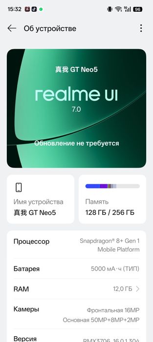 Realme gt neo 5 12/256