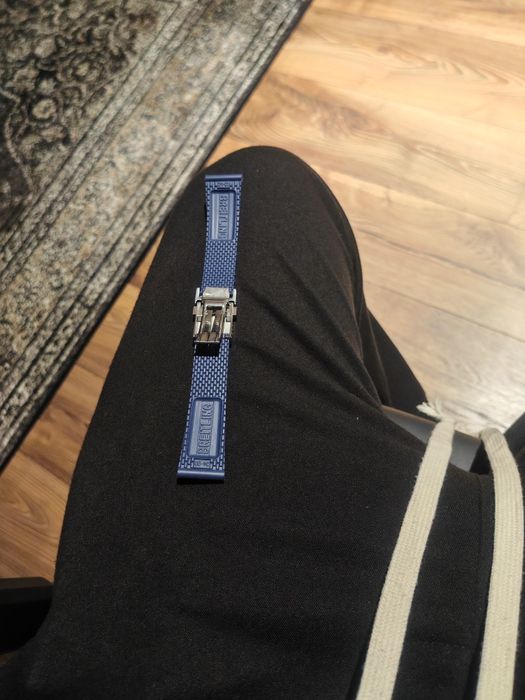 Bratara Ceas Breitling Rubber Albastră