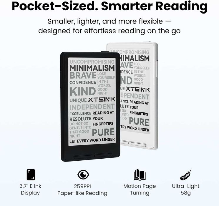 Электронная книга ридер  XTEINK X3 (Developer Edition) черная, белая
