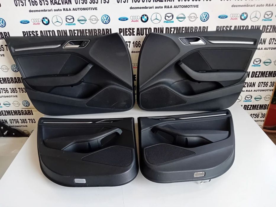 Fete Fata Tapiterie Usa Fata Spate Audi A3 8V Din Piele Volan Stanga An 2013-2020