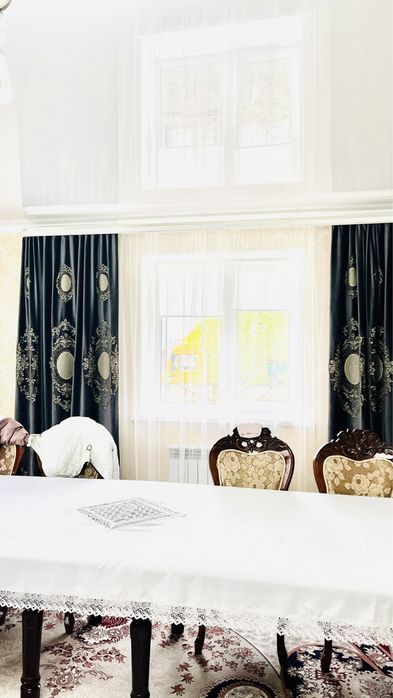 Продам шторы с тюлем для зала (гостиной)