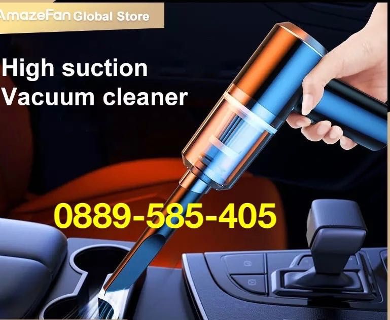 2в1 Безжична преносима прахосмукачка за кола автомобил дом