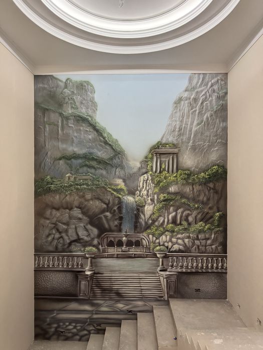 barelef rospis relef decor