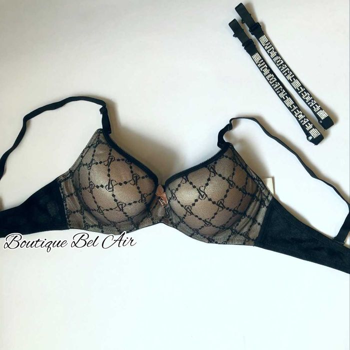 Луксозен сутиен Victoria's secret + подарък презрамки Victoria secret
