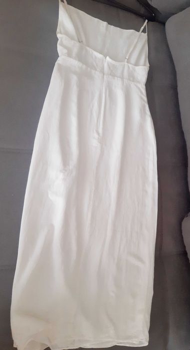 Белое платье, лён