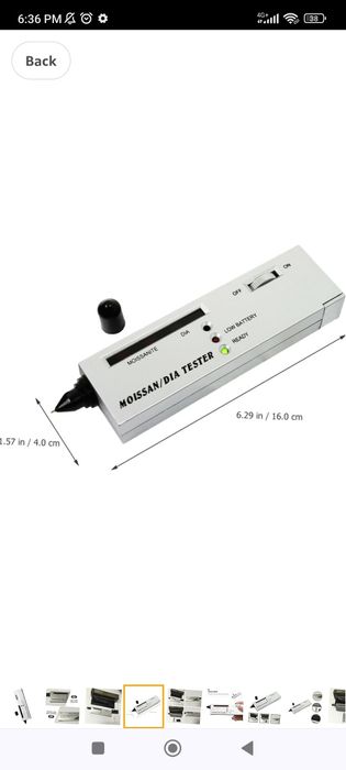 Електронен тестер за диаманти и мойсанит