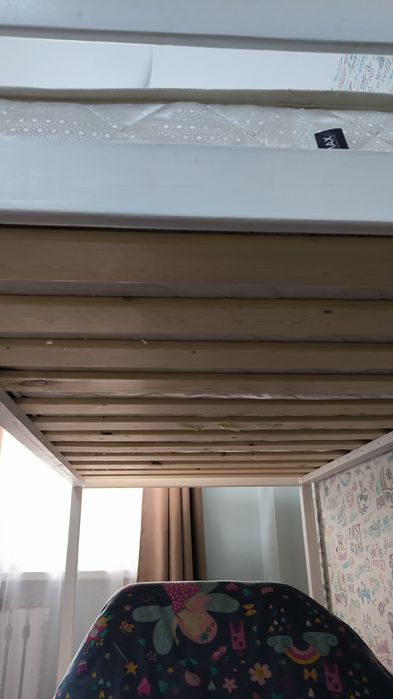 Двухъярусная кровать с 1 матрасом