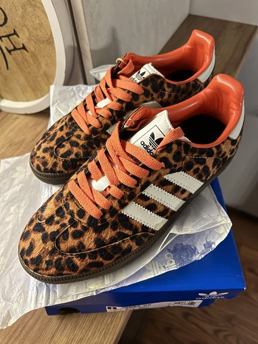 Adidas Samba OG leopard print