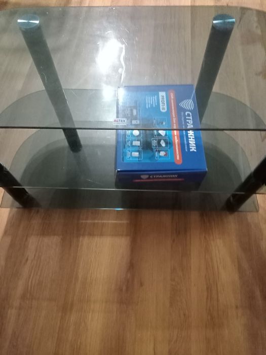 Стеклянная подставка б/у